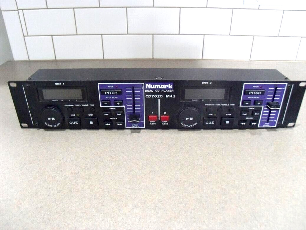Numark CD7020 DJ Dual CD Controller Untested