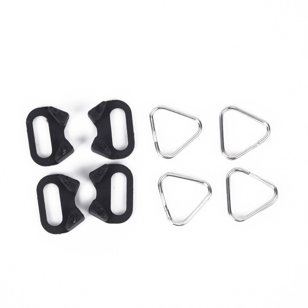 4pcs Triangular Split Rings for Camera Back Belt Strap Buckle Accessories