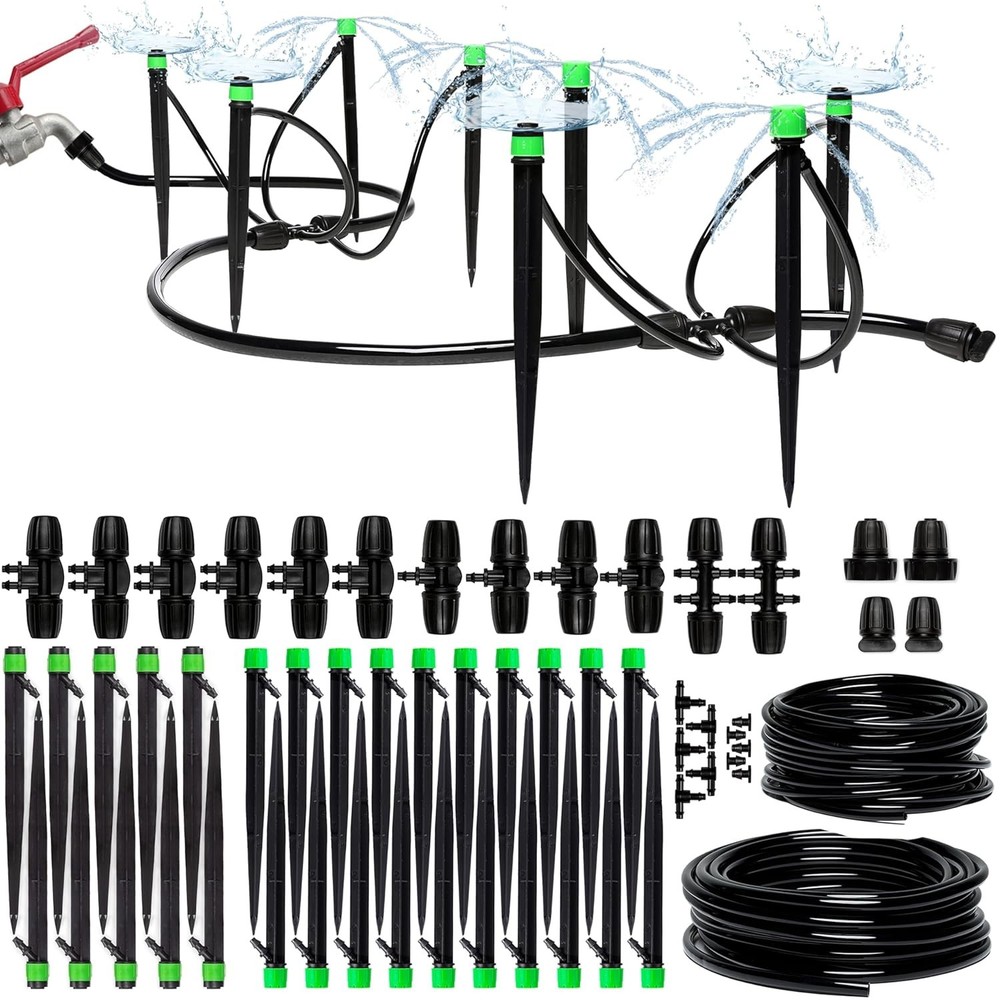 CARPATHEN Drip Irrigation System - Adjustable Complete Drip Irrigation Kit