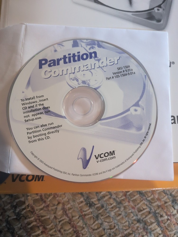 Vcom Partition Commander V9