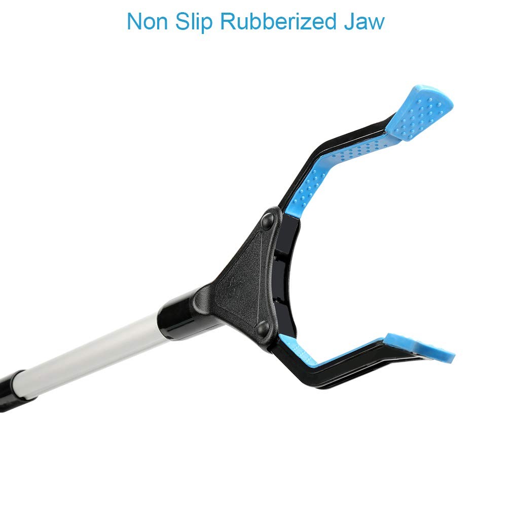 Grabber Reacher Tool, 32" Foldable Picker Upper Grabber, Reaching Tool BLUE1