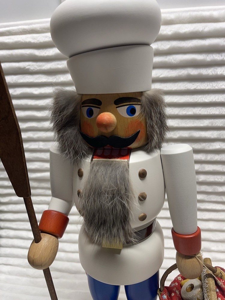Vintage Stracoland Colmnitz Erzgebirge Nutcracker Baker 15"