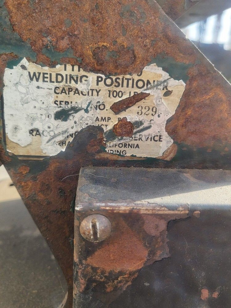 Welding Positioner Benchtop Model Capacity 100 Lbs Tool Shop Garage Tools