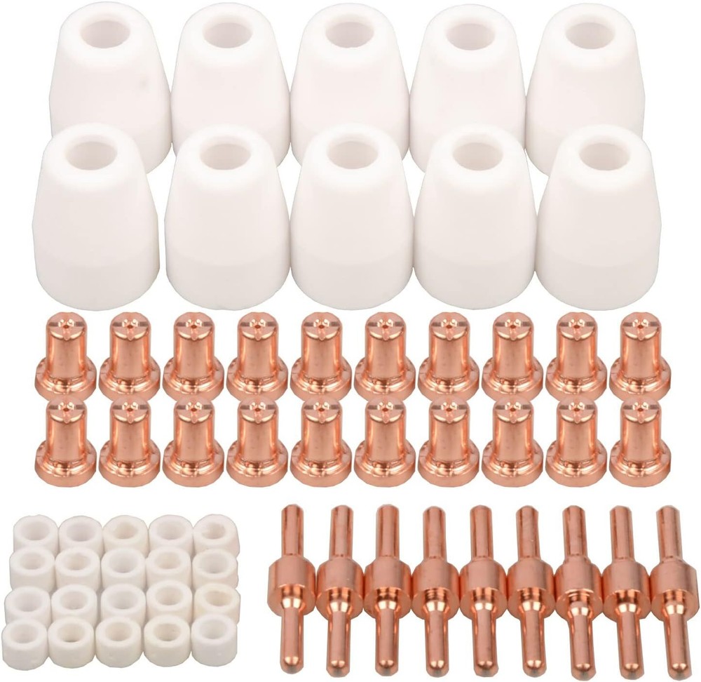 60pcs PT-31 Plasma Cutter Tips Nozzle Electrode Set for CUT-40/50D