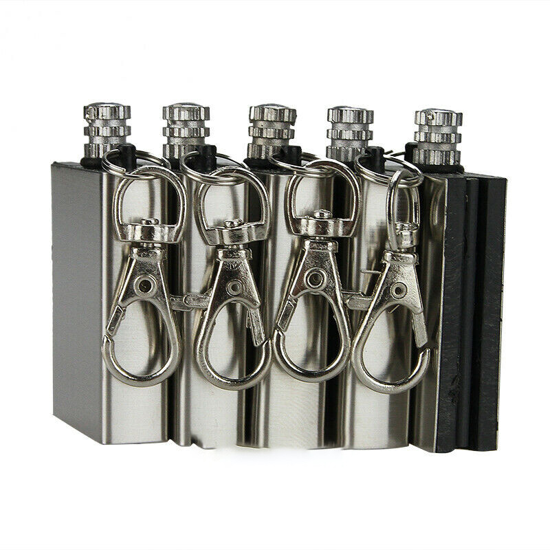 5PCS Waterproof Lighter Match Fire Starter Permanent Striker Emergency Survival
