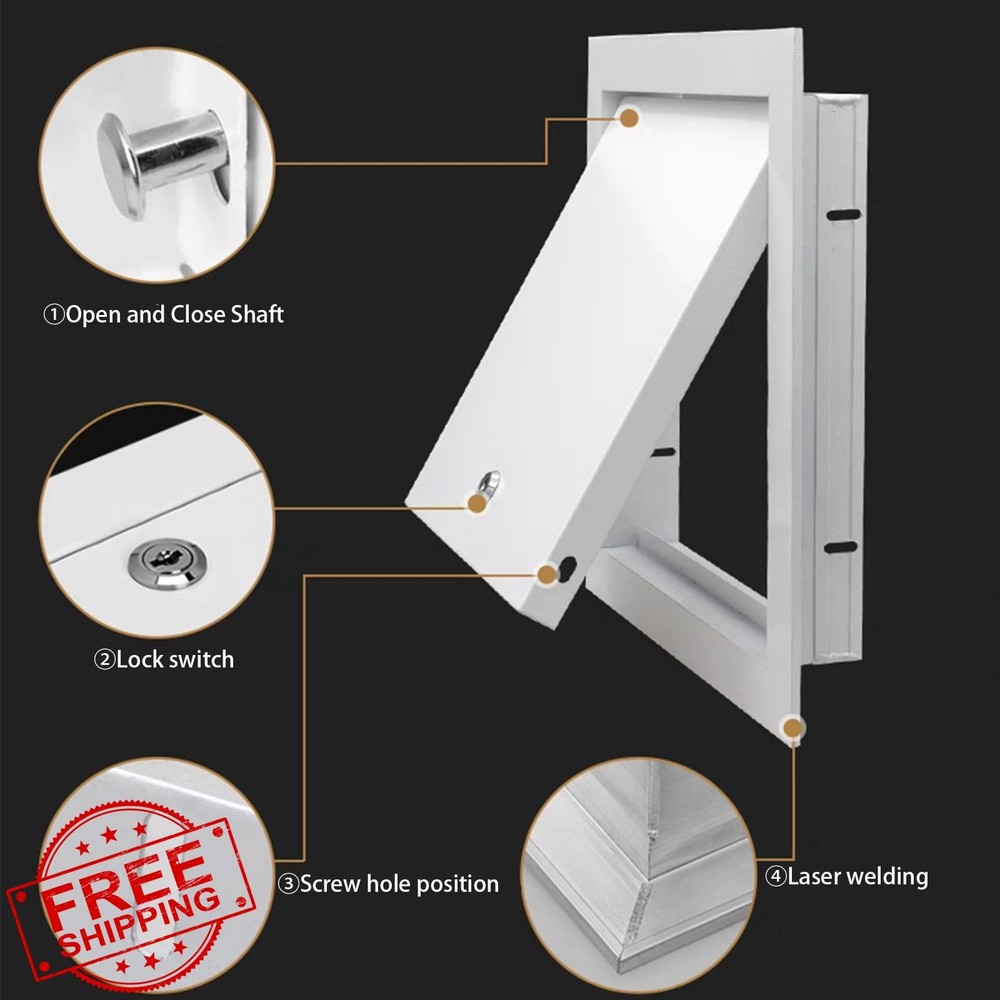 Lockable Steel Access Panel Door 24x24" Drywall Ceiling
