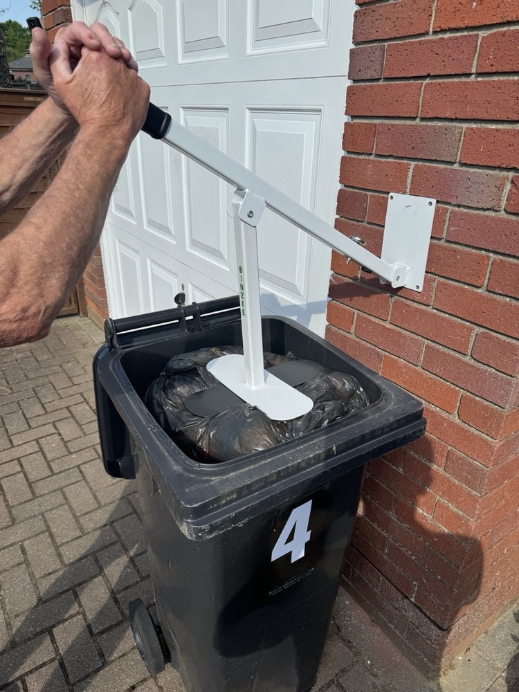 Binzee® Wheelie Bin Compactor | Eco-Friendly Waste Crusher | Reduce overflow