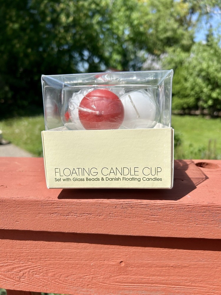 NIB Danish floating candleholder set
