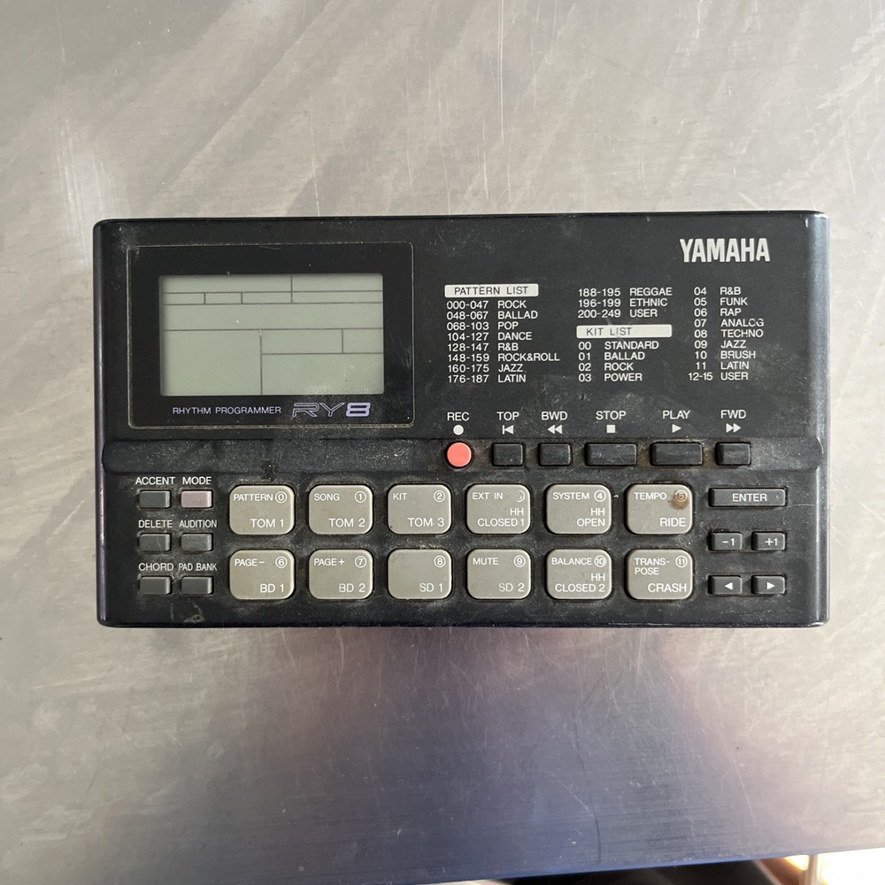 YAMAHA RY 8 Digital Rhythm Programmer Drum Machine AS- IS PLEASE READ *