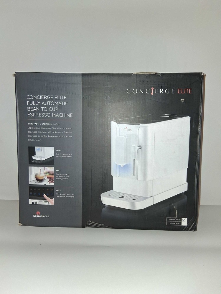 Espressione Concierge Elite Infinite Black Coffee Espresso Machine Maker