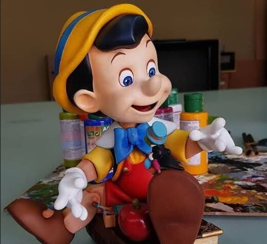 UNPAINTED Pinocchio Diorama 3d Printed Model Kit