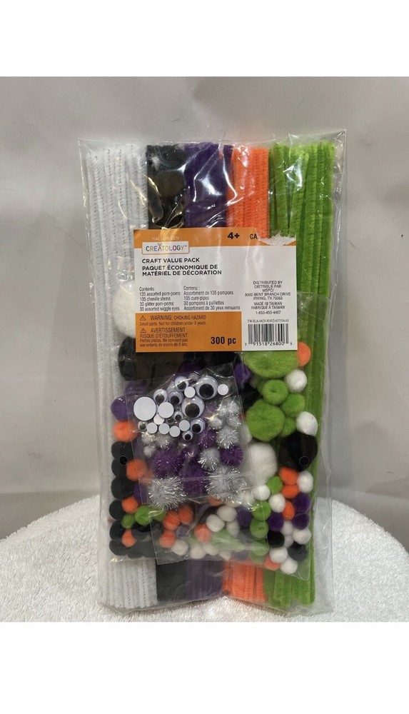 Creatology Halloween Craft Value Pack -  300 Pcs - Age 4+