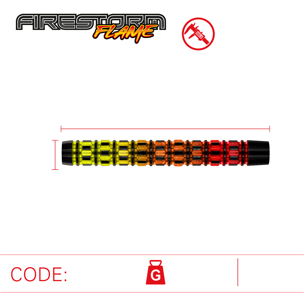 Winmau Firestorm Flame 90% - 20g Soft Tip FW