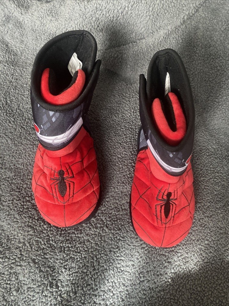 Marvel Boys Spider-Man Slippers Size 9/10