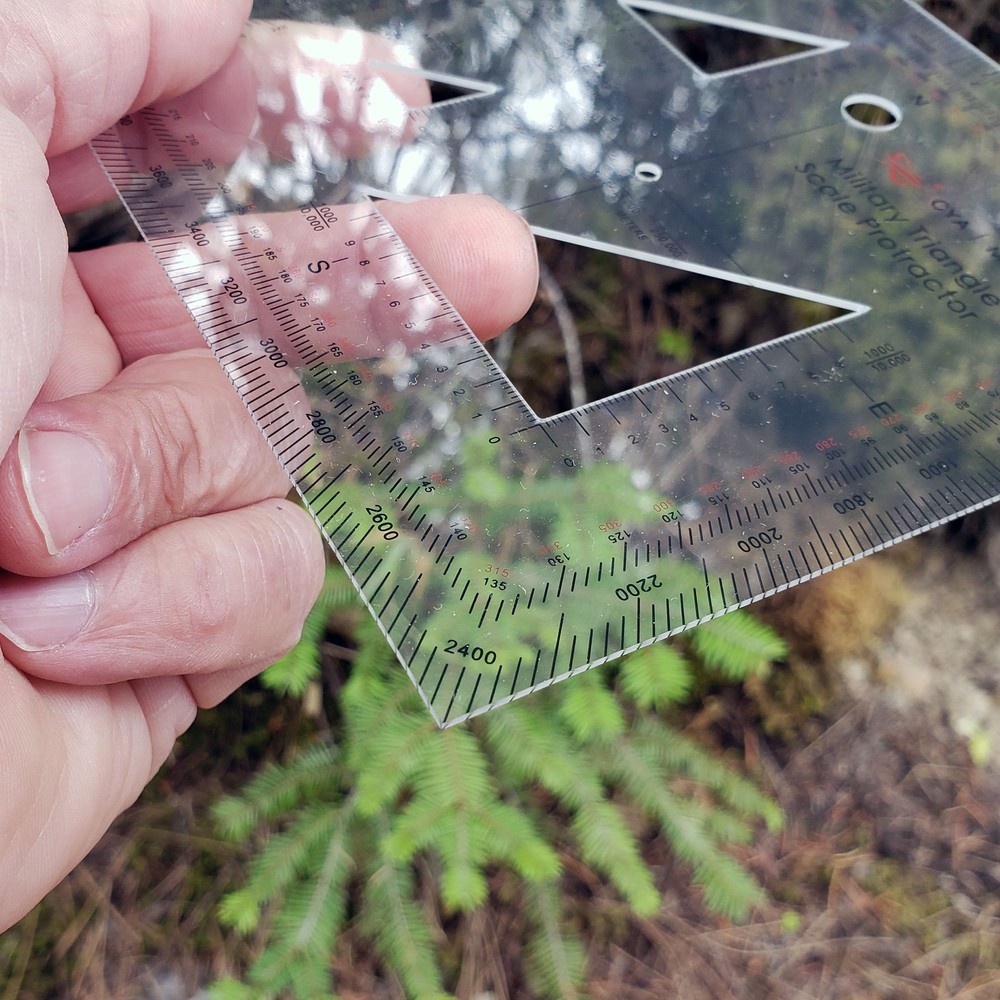 Compass Navigation Package - Traditional Military Lensatic Compass - Everything