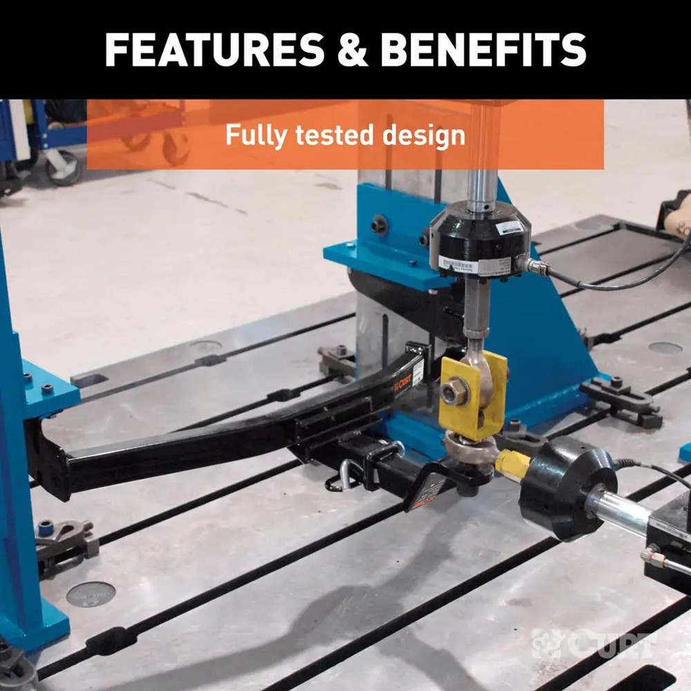 Curt Class 3 Trailer Hitch & Custom Wiring for 2016-2022 Honda Pilot