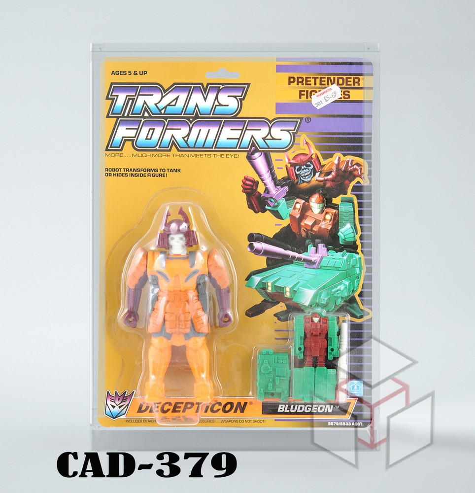 Pre-ORDER Acrylic Display Case for Transformers Pretender Carded Figure