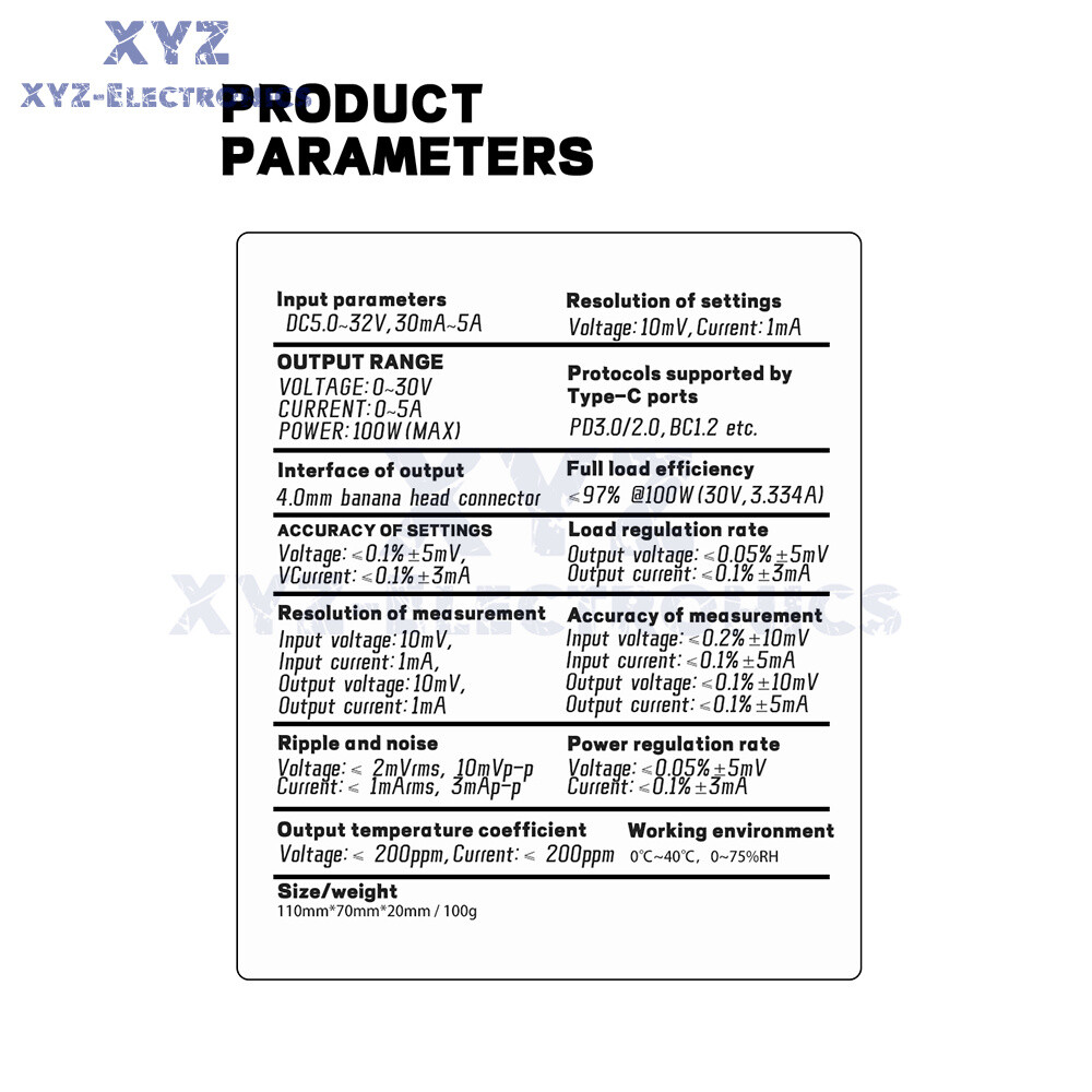 DPS100 CNC DC Adjustable Programmable Voltage Regulator Power Supply 30V 5A 100W