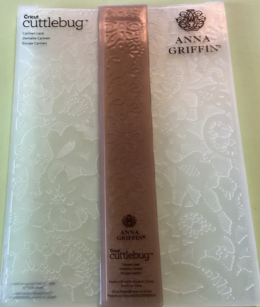 Anna Griffin Camilla Lace Embossing Folder 5x7