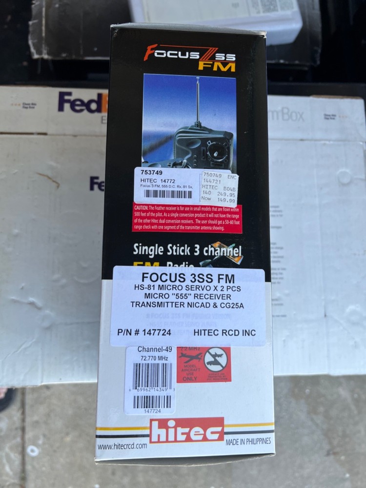 FOCUS 3SS FM RECEIVER TRANSMITTER VINTAGE