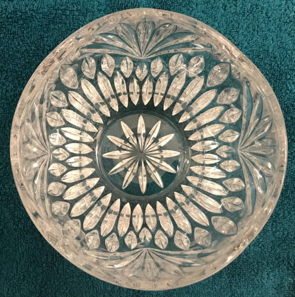 Lead Crystal Candy Dish Scalloped