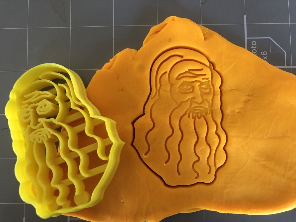 Leonardo da vinci Cookie Cutter