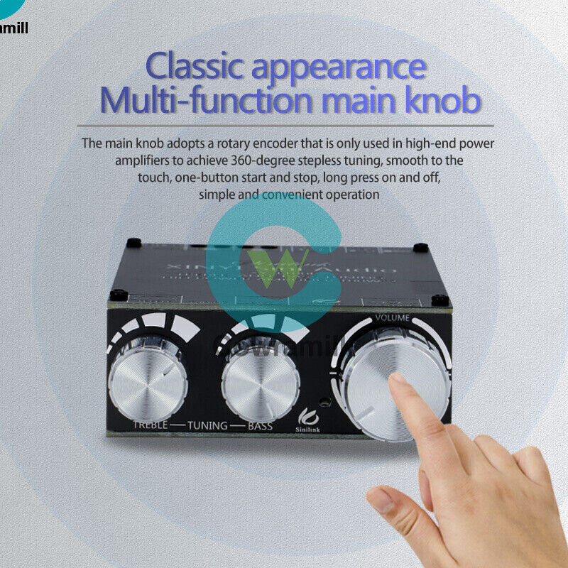 T100L Bluetooth 5.0 Subwoofer Amplifier Board Digital Audio Player MP3 Decoder