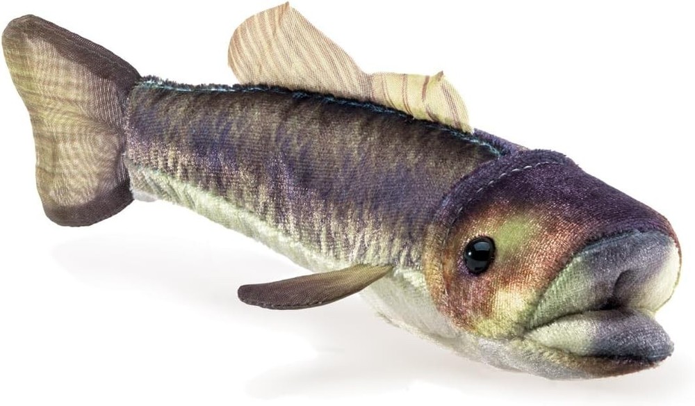 Folkmanis Mini Largemouth Bass Finger Puppet