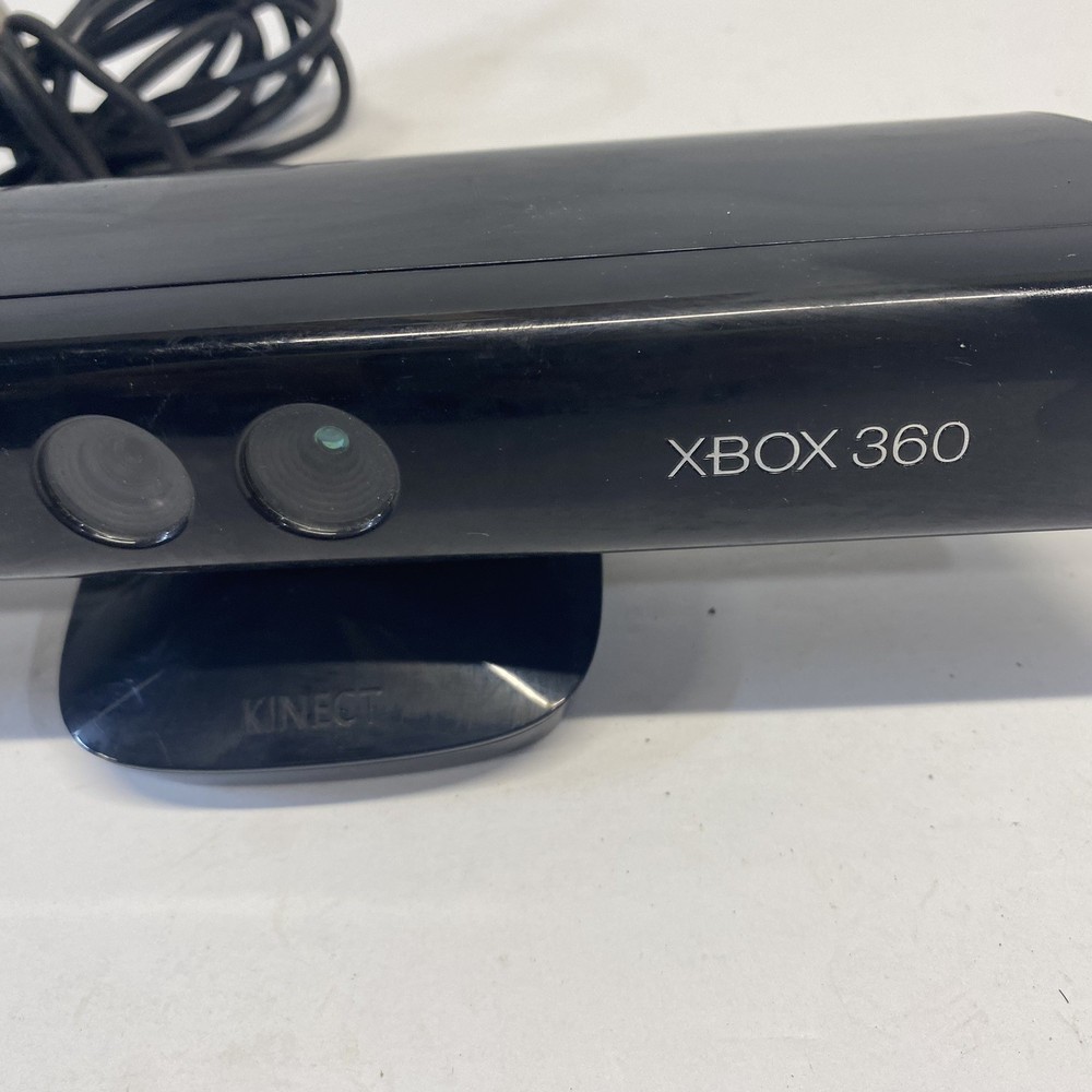 Microsoft Xbox 360 Kinect Sensor Bar Black Video Game Console Accessory USB