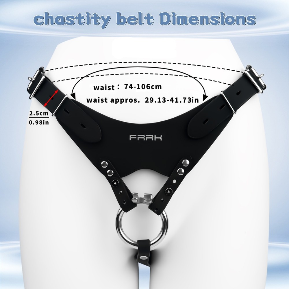 Chastity Cage Belt Elastic Auxiliary Adjustable Accessory Strap Underwear Pu