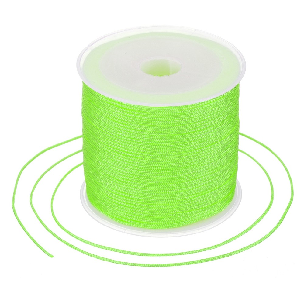 0.8mm String for Bracelets, 44 Yards Beading Thread(Fluorescent Green)