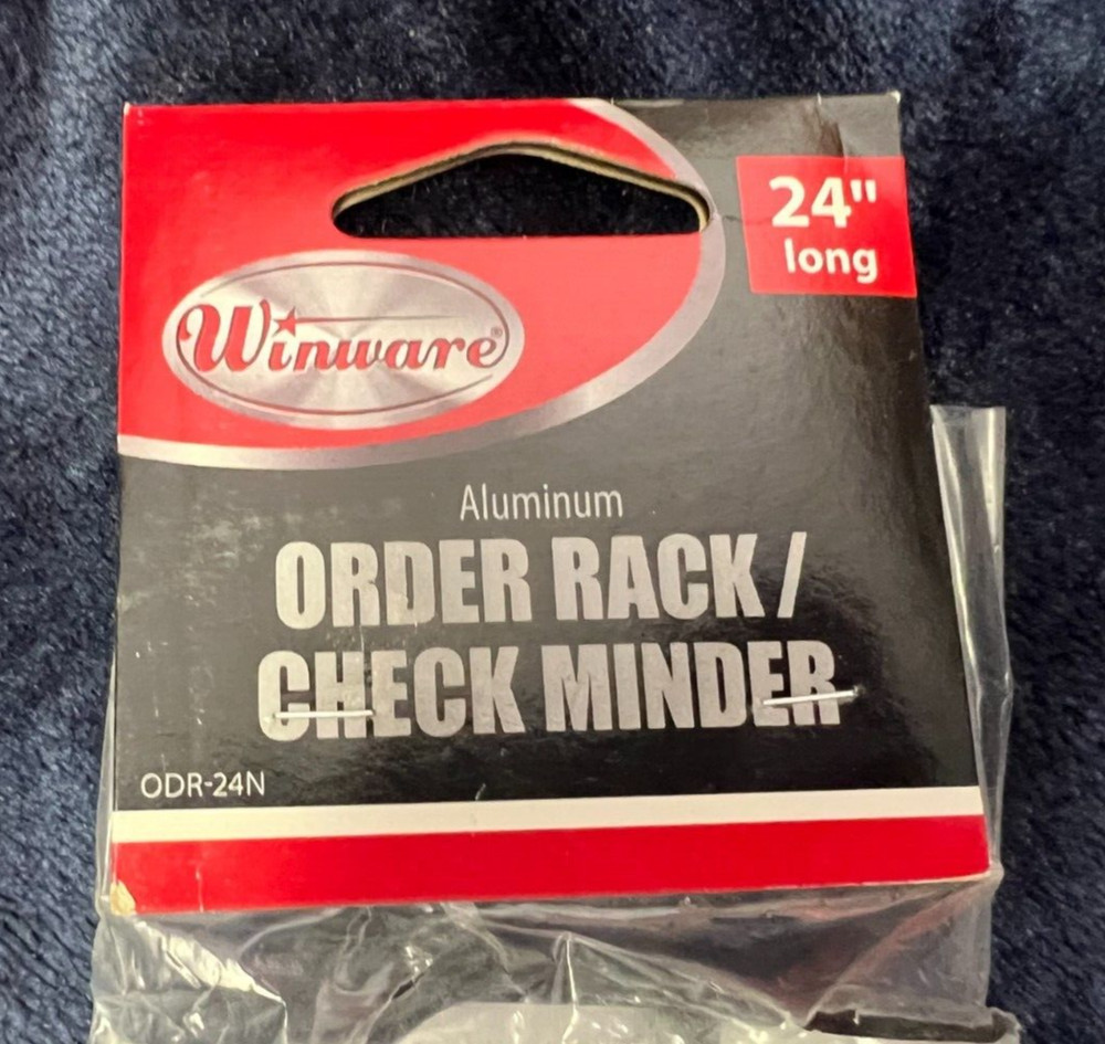 Winco 24" Order Rack, Ticket Organizer Rack, Aluminum