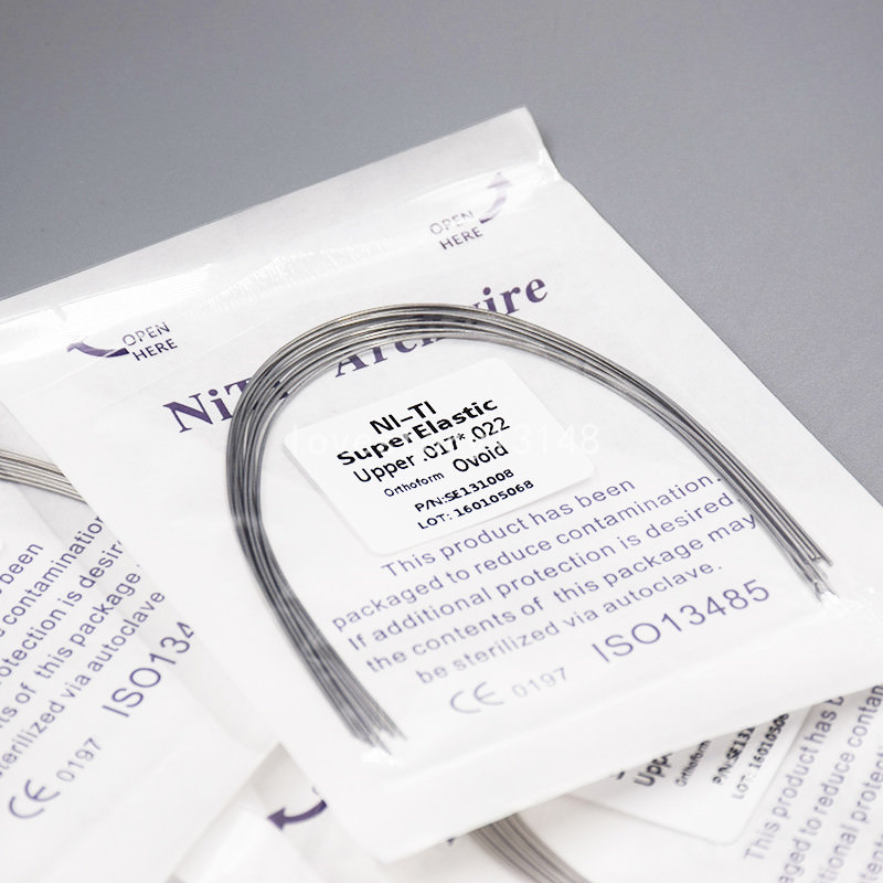 Dental Orthodontic NITI Super Elastic Rectangular Arch Wire Ovoid All Size 10Pcs