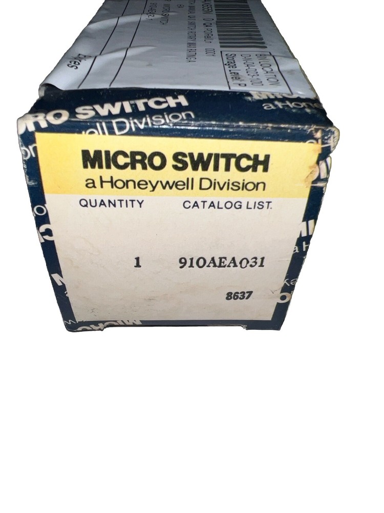 HONEYWELL 910AEA031 MICRO SWITCH ILLUMINATED SELECTOR SWITCH