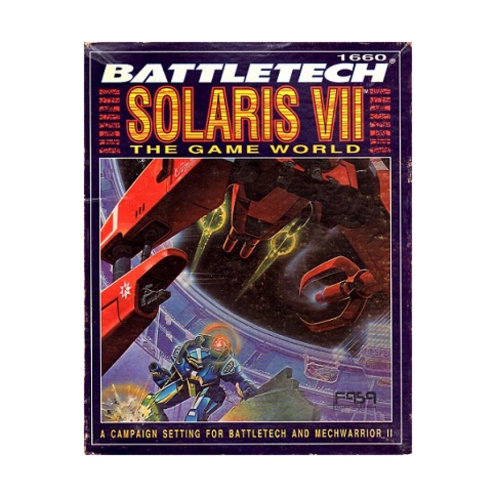 FASA Battletech Core Box Set Solaris VII VG+/EX