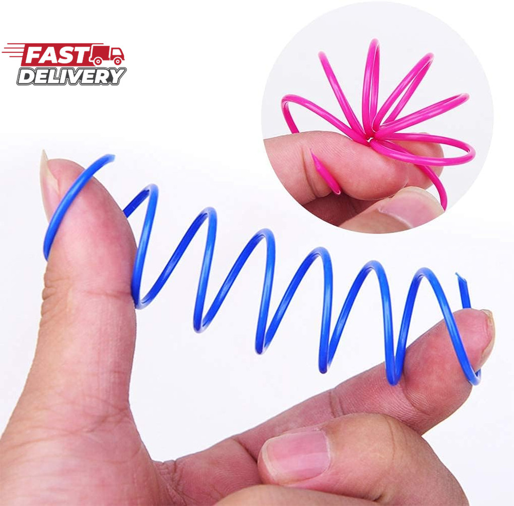 Andiker Interactive Cat Spiral Creative Spring Toy to Kill Time and Keep Fit, St