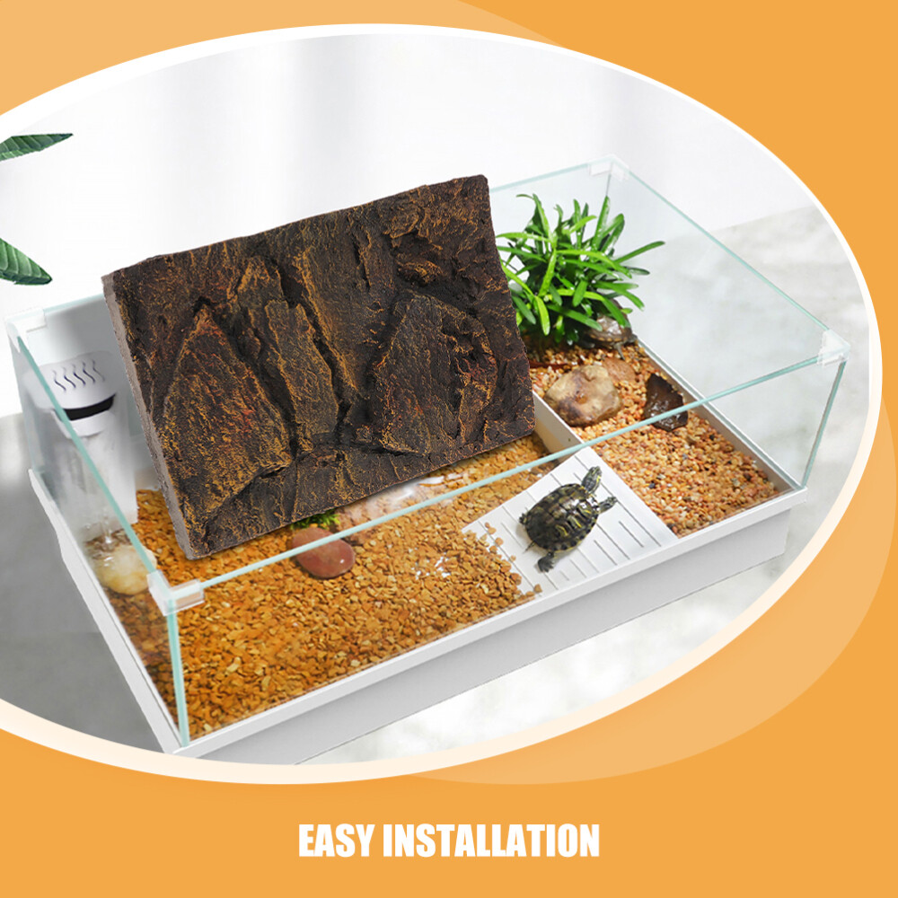 Reptile Box Backdrop Bearded Dragon Background Aquarium Décor Backgrounds