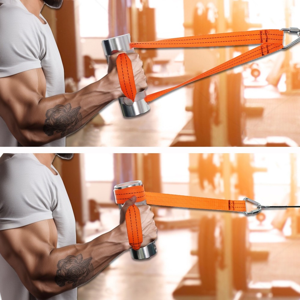 Arm Wrestling Exercise Fat Handle Φ3in Thick Wrist Rolling Grip Workout Handle