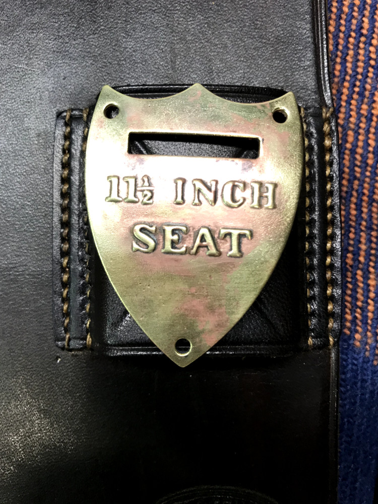 Federal Cavalry Saddle Shield in size 11 1/2 inch