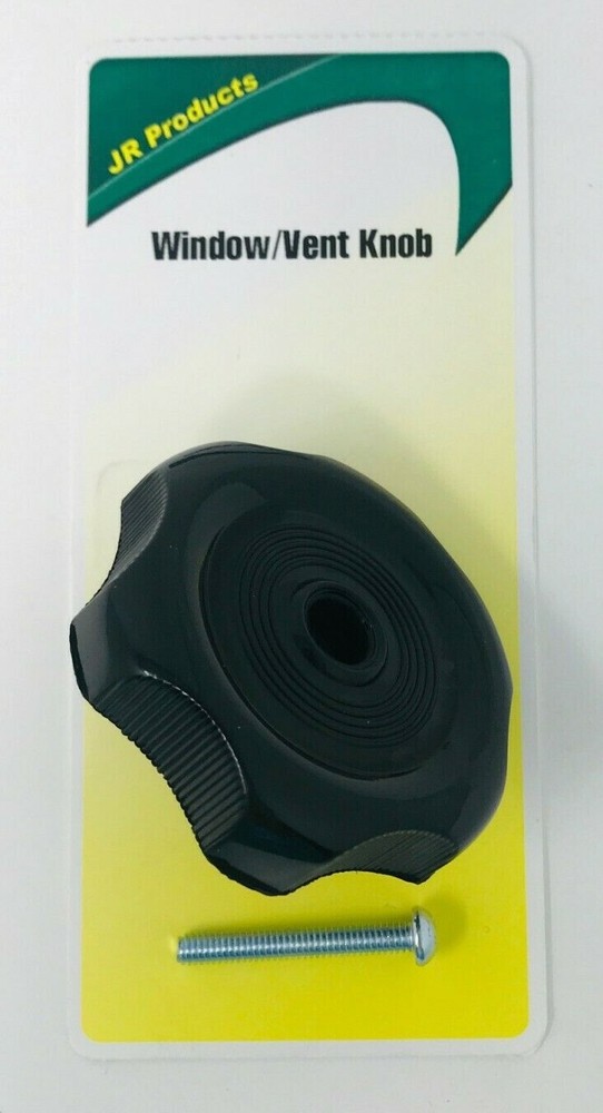 RV/Camper/Trailer - Window Knob, 1" Shaft, BLACK