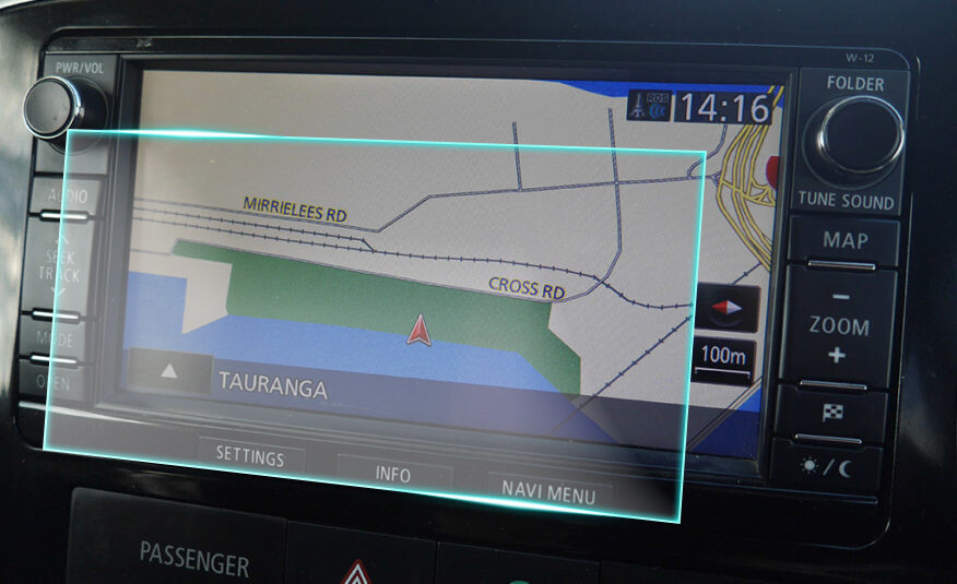 Crystal Clear Screen Protector for 2013 Mitsubishi Outlander Vehicle Navigation