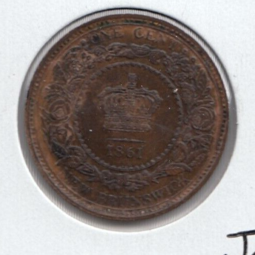 1861 New Brunswick One Cent