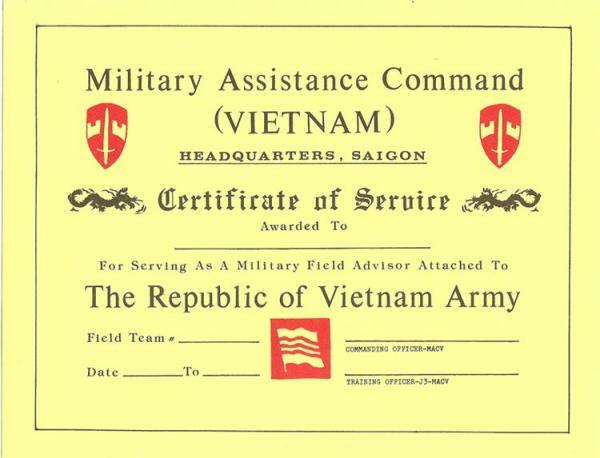 C7   MAC-V Military Assistance Command headquarters Saigon award