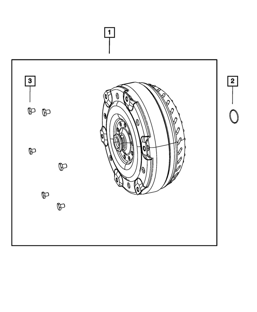Genuine SINGLE Bolt Automatic Transmission 6508406AA 6508406AA