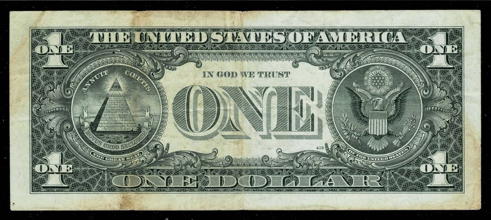 ***STAR*** 1957-B $1 SILVER CERTIFICATE NOTE~VF