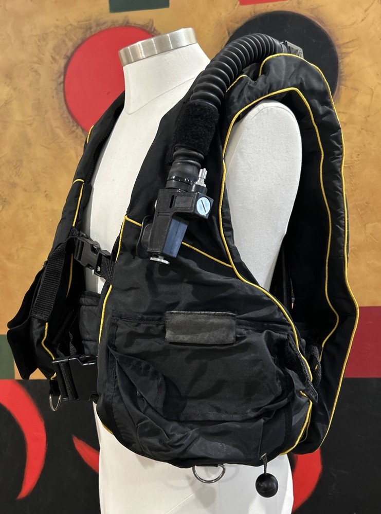 Techni Pro Scuba Diving Yellow Vest Size LARGE