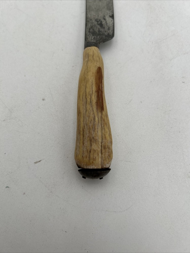 Antique Bone Handle Kitchen Knife Cutlery 8”