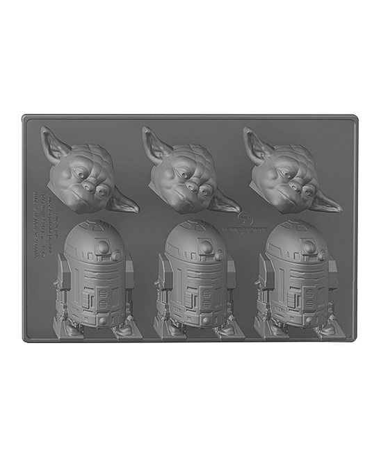 STAR WARS YODA & R2-D2 ICE CUBE TRAY