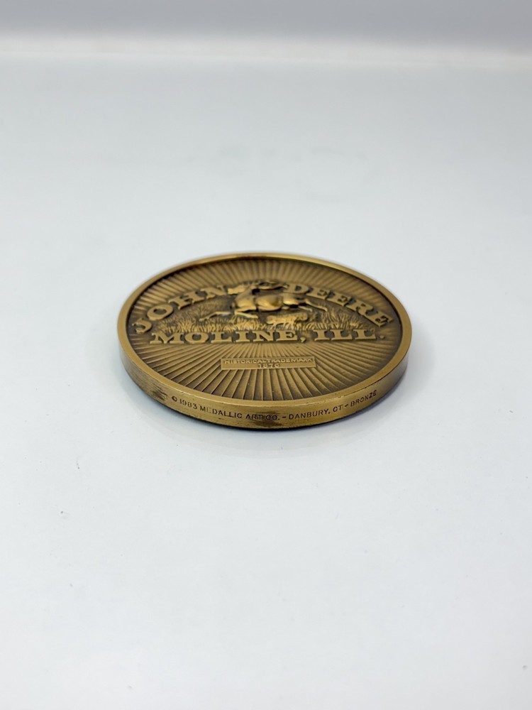 1984 John Deere Desktop Calendar Medallion