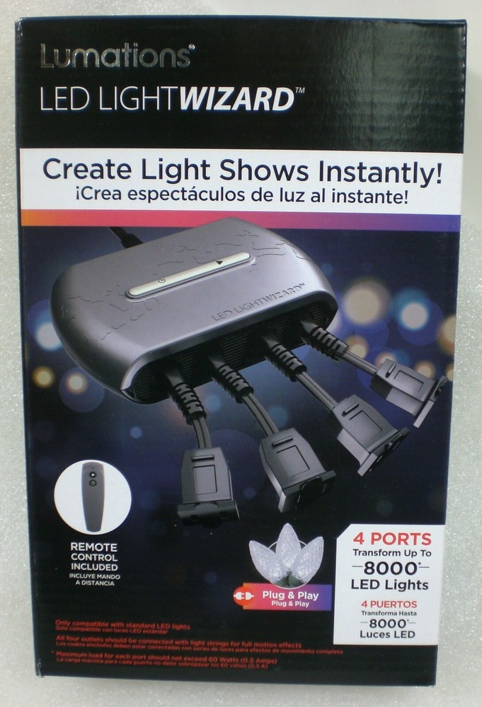 Illuminations LED Wizard 10 Setting Electrical Outlet Light Projector Controller
